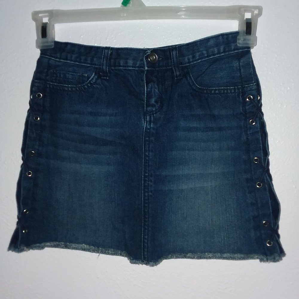 PLACE Girls Denim Skirt Sz 8